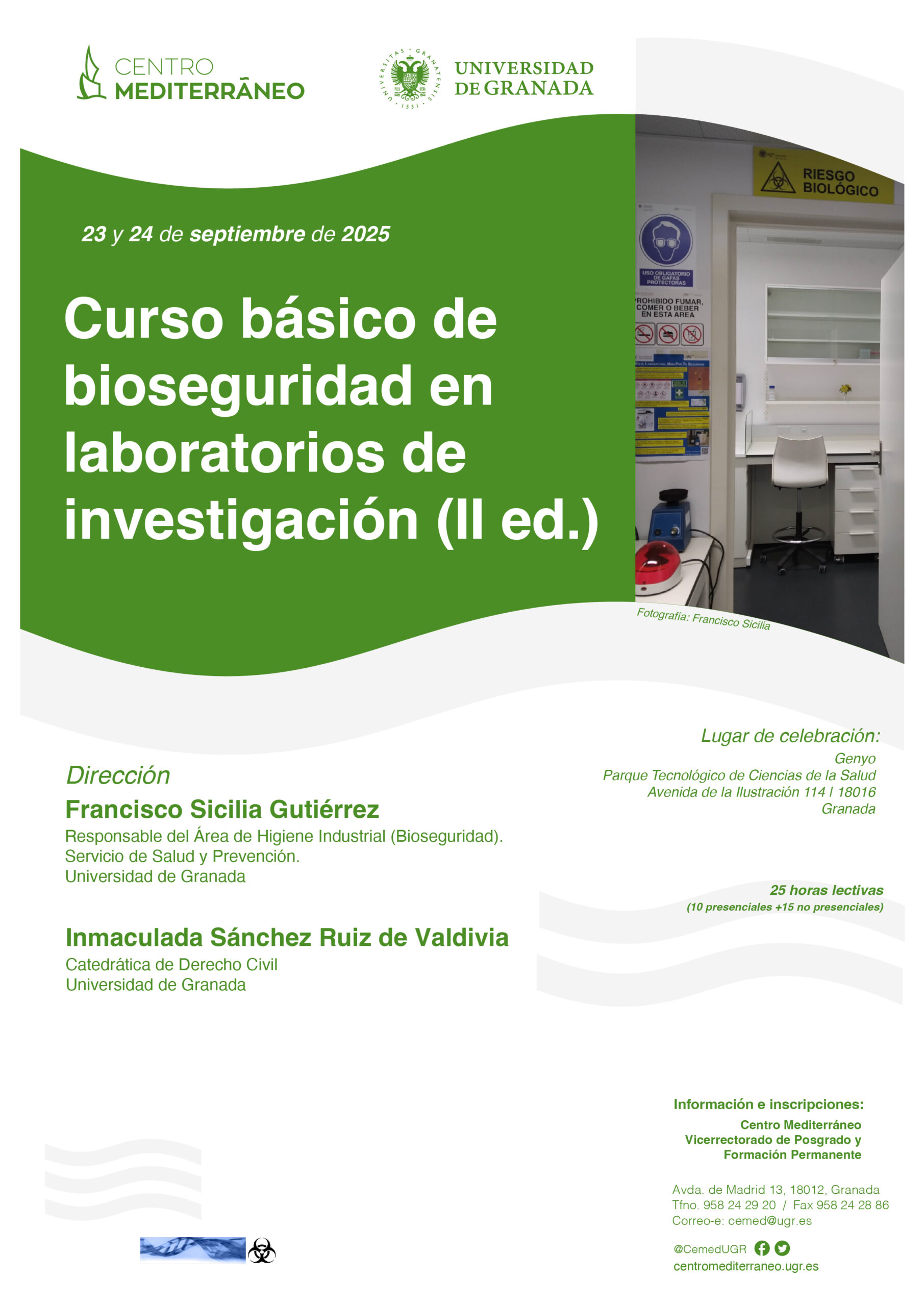 II Basic course on biosafety in research laboratories