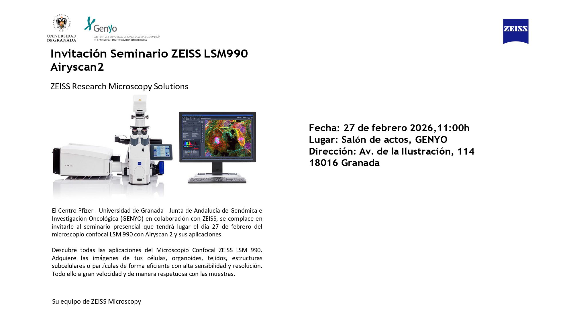 ZEISS Research Microscopy Solutions: Nuevo microscopio confocal