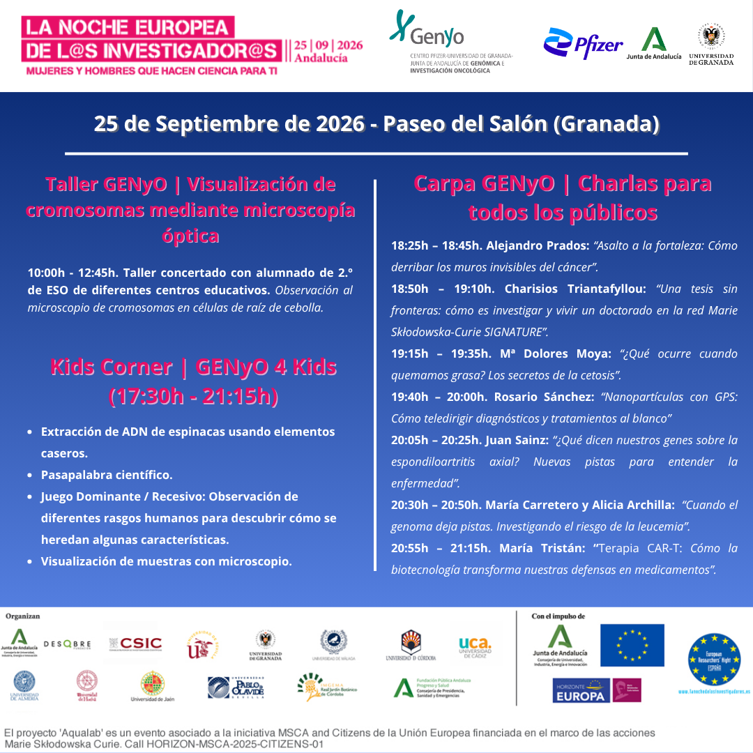 Noche Europea de l@s Investigador@s 2026